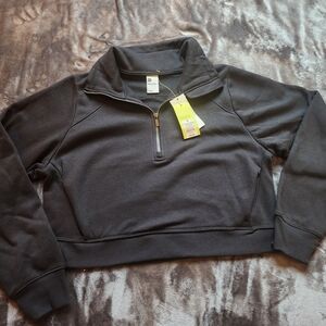 All in Motion Women's Black Quarter Zip Sweater